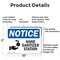 Signmission Hand Sanitizer Station, 10 in W x Rectangle, Aluminum OS-2PACK-NS-A-710-L-13210 - alternate 5